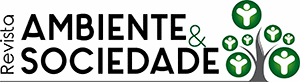 Logo do periódico Ambiente & Sociedade.