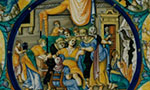 A capa traz a imagem de um prato feito provavelmente na Itália, no século XVI, cujo centro destaca a cena de um parto/nascimento, para a qual todas e todos voltam seus olhares e vigilância.