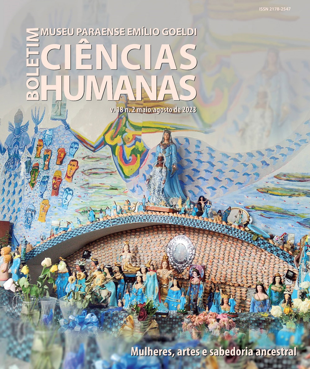 Capa da última edição do Boletim do Museu Paraense Emílio Goeldi. Ciências Humanas mostrando a Casa de Yemanyá, em Salvador, Bahia, Brasil. Capa da última edição do Boletim do Museu Paraense Emílio Goeldi. Ciências Humanas mostrando a Casa de Yemanyá, em Salvador, Bahia, Brasil.